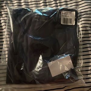 Public Opinion Long Sleeve Henley Navy - Size Large